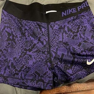nike pro spandex shorts